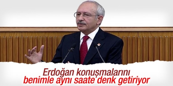 Kılıçdaroğlu: Erdoğan bizi kimse dinlemesin diye konuşuyor/Video