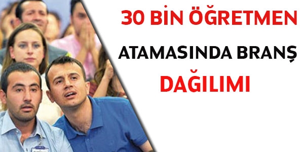 Şubat ataması duyurusu ve kontenjanları