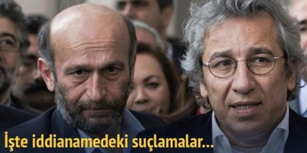 Dündar ve Gül için çifte müebbet talebi