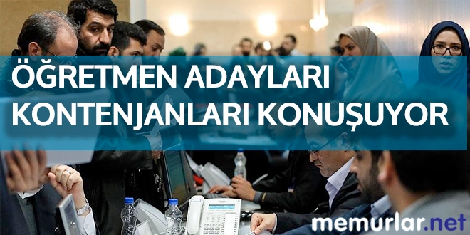 Öğretmen adayları kontenjanları konuşuyor