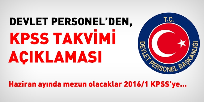 DPB'den KPSS takvimi açıklaması