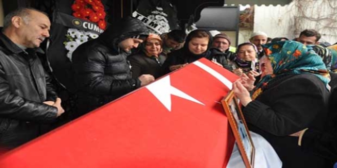 Şehit polis memuru Alagöz, son yolculuğuna uğurlandı