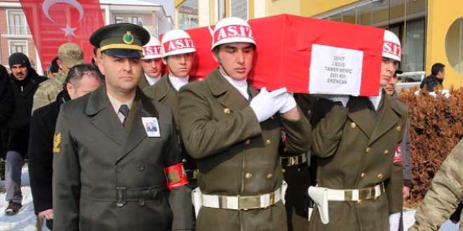 Şehit Astsubay Başçavuş Meriç, son yolculuğuna uğurlandı