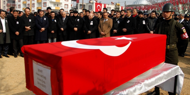 Şehit Uzman Çavuş Aktaş son yolculuğuna uğurlandı