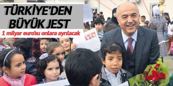 Türkiye'den büyük jest