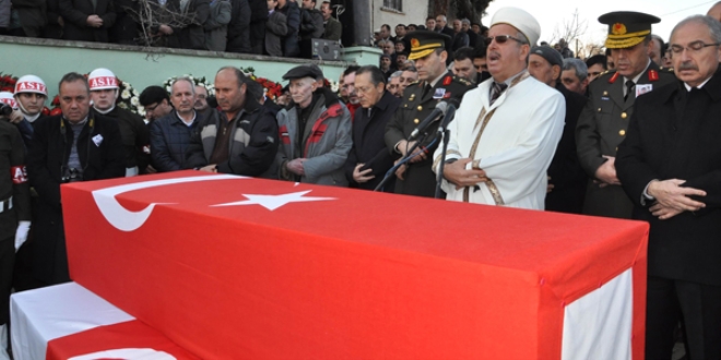 Şehit astsubay Semerci, son yolculuğuna uğurlandı