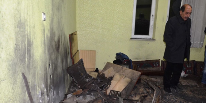 Bomba düzenekli odun sobada patladı: 7 Yaralı