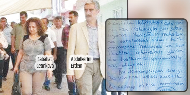 Hendek karşıtlarını haraca bağladılar
