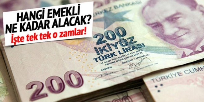İşte emeklilerin yararlanacağı zamlar