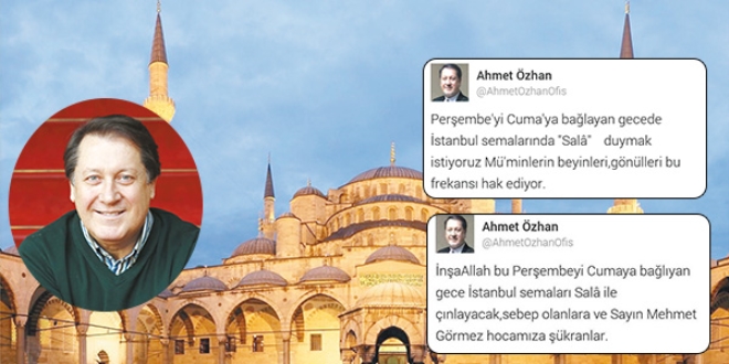 İstanbul'a Cuma salası müjdesi