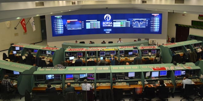 Borsa günün ilk yarısında yüzde 1,77 yükseldi