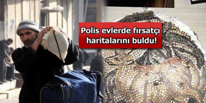'Sur'da tarihi evlere yerleşen defineciler kazı yapmış