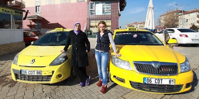 Bu taksiler sadece kadınlara hizmet ediyor