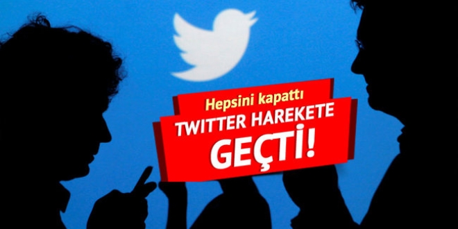 Twitter terrle ilgili 125 bin hesab askya ald