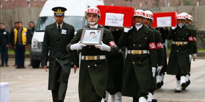 Şehitler Özatak ve Biçakcı için tören düzenlendi