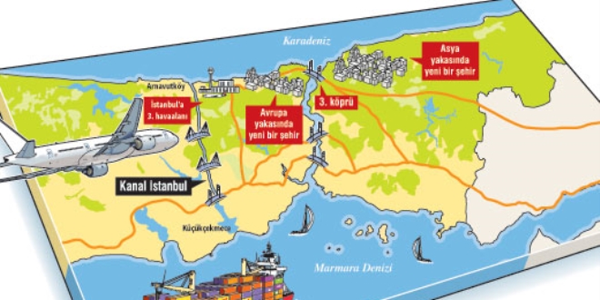 'Kanal İstanbul için 5 güzergah var'