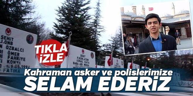 Konyalı liselilerden kahraman asker ve polislere muhteşem klip/Video