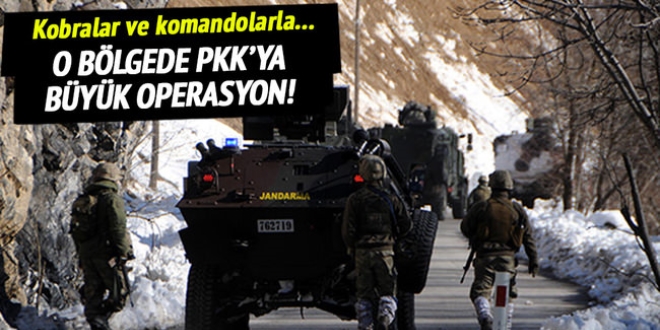 Tunceli'de PKK'ya büyük operasyon!