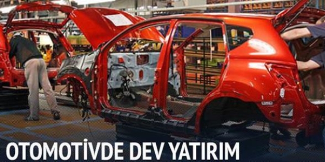 Otomotivde dev yatırım