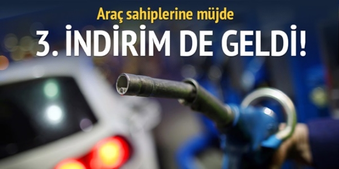 Motorine bu hafta 20 kuruş indirim yapıldı