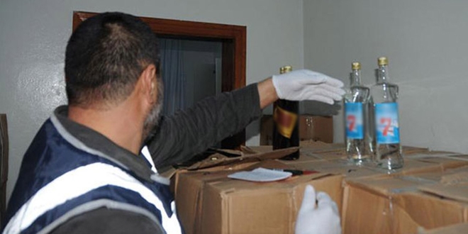 Sahte içki üretimine polis darbesi