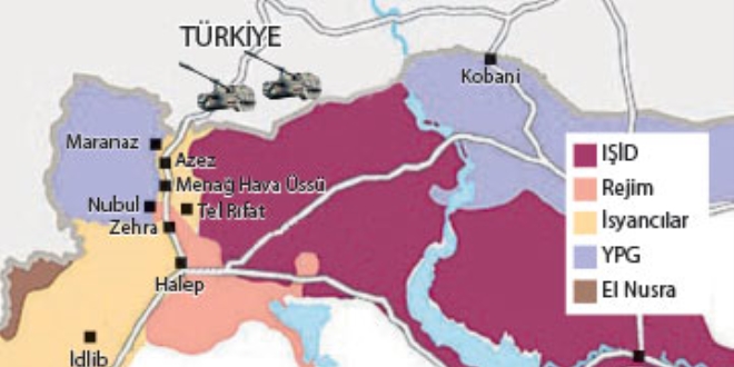 Tel Rfat'n % 70'i YPG'nin eline geti