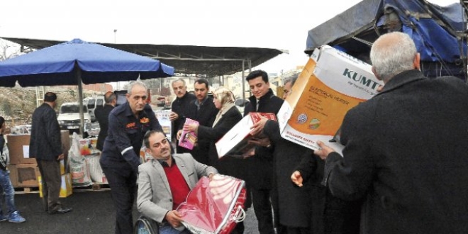 Devletten 10 bin aileye eşya yardımı