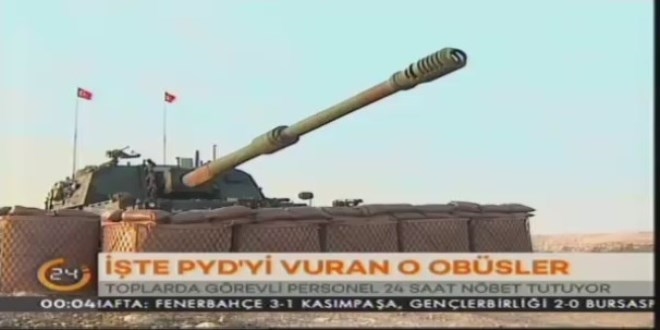 İşte PYD'yi vuran Fırtına Obüsleri