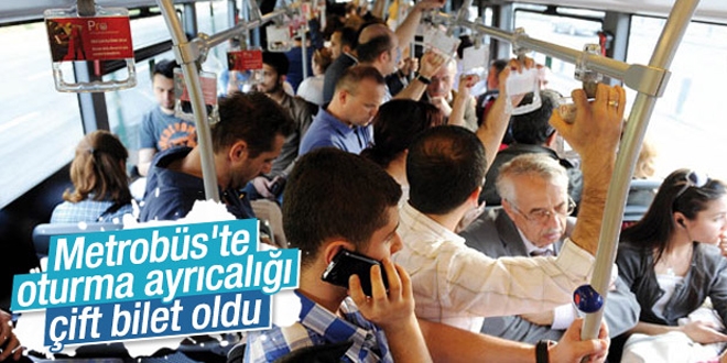 Metrobüste yeni uygulama başladı