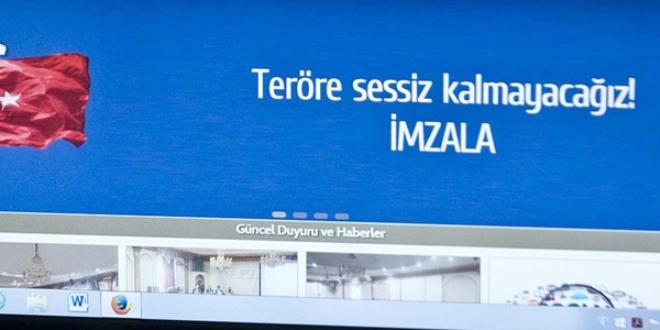 Akademisyenlerin bildirisine karşı 50 bin imza