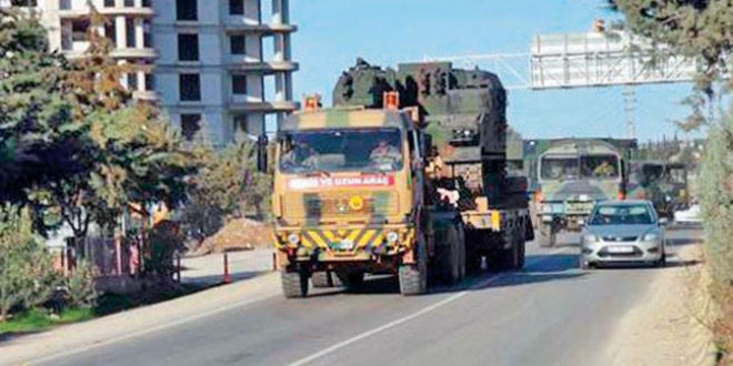 Fırtına obüsleri yer değiştirdi