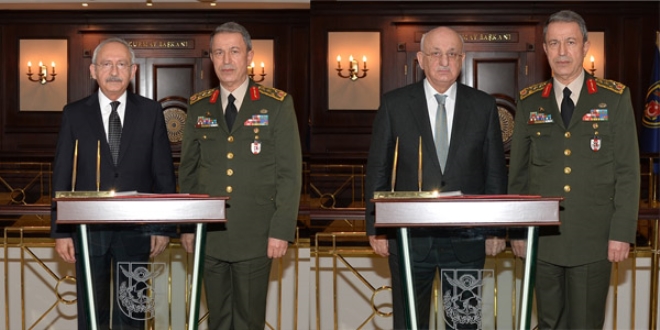 Kahraman ve Kılıçdaroğlu, Akar'a taziye ziyaretinde bulundu