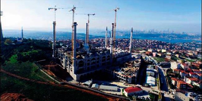 Çamlıca Camisi'nde geri sayım başladı