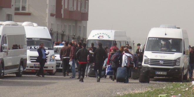 Nusaybin'de renciler telafi eitimine gnderildi
