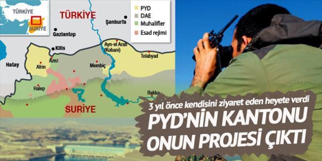 PYD'nin kantonu Apo'nun projesi