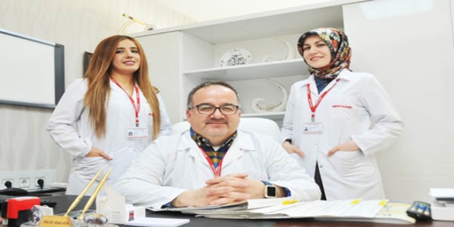Onkoloji hastalarına üçlü hizmet