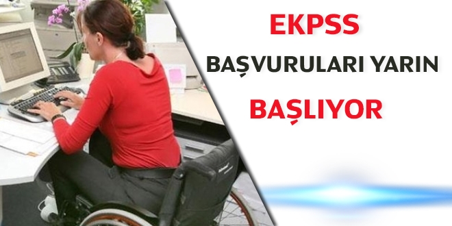 EKPSS başvuruları başlıyor