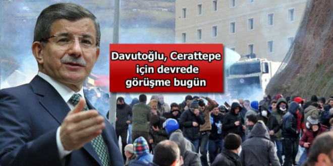 Davutoğlu'dan, Cerattepe için kritik görüşme
