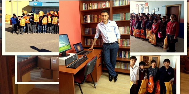 Gönüllüleri köy okulu için birleştiren öğretmen