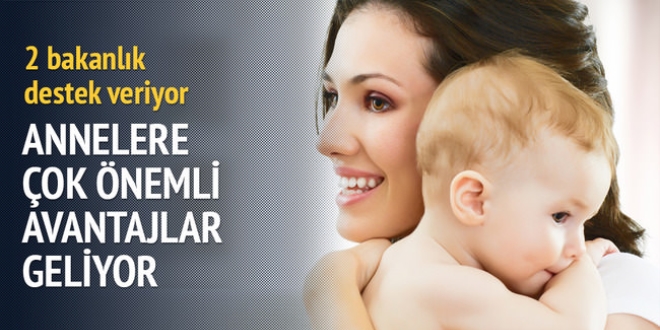 'Anneye çifte altın'