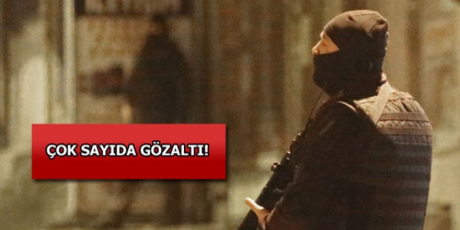 İstanbul'da terör operasyonu