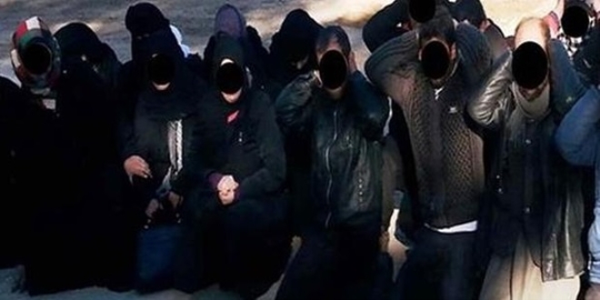 4 IŞİD'li, yanlarında 11 çocukla yakalandı
