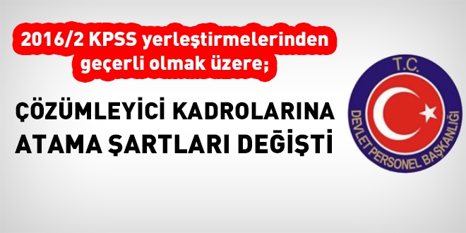 Çözümleyici kadrosunu tercih edeceklerin dikkatine