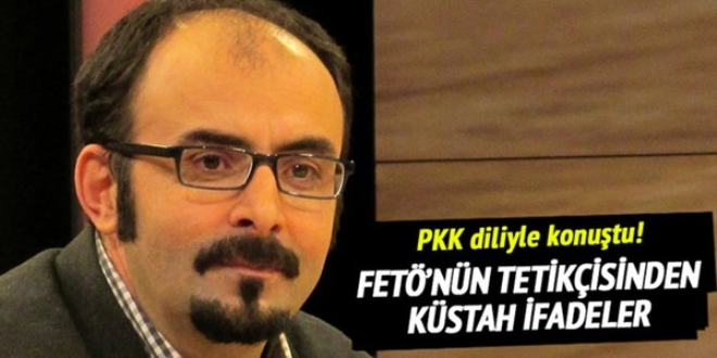 FET tetikisi Uslu, PKK diliyle konutu!