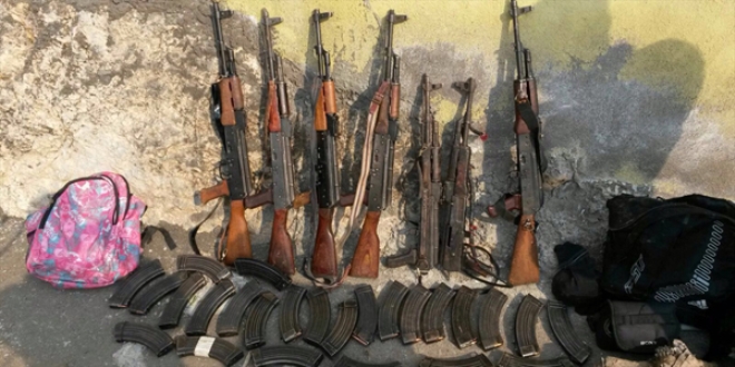Mardin'de silah ve mühimmat bulundu