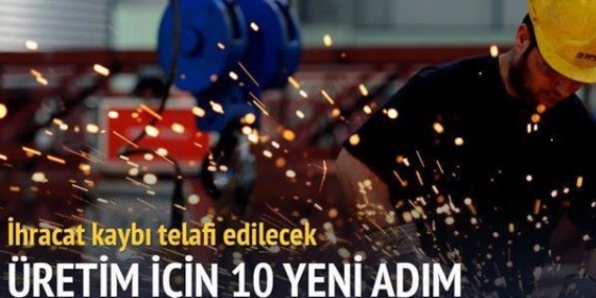 Hükümet üretimi 10 adımda artıracak