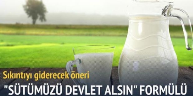 Sütte arz fazlasını mülteciye dağıtın