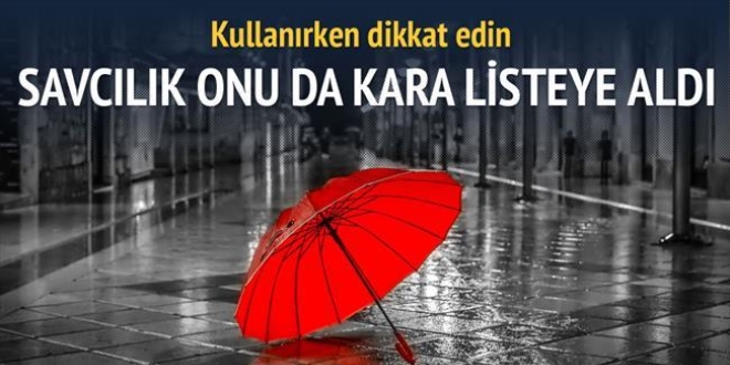 Savcı şemsiyeyi silah saydı
