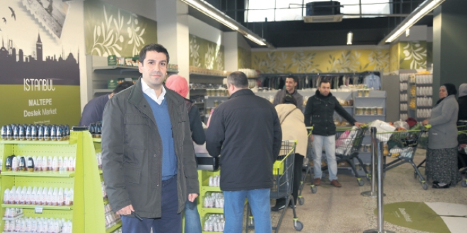 İhtiyaç sahibine 'destek market'