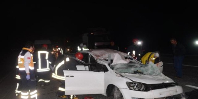 Polis memuru kazada hayatını kaybetti, hemşire eşi ağır yaralandı